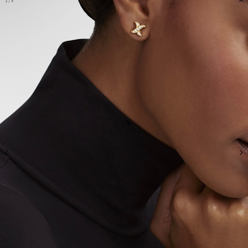 New LAGOS 18K Embrace Diamond Earrings